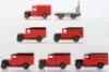 Six Post War Dinky Toys 31b Royal Mail Vans - 2