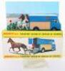 French Dinky Toys 571 Transport Saviem Horse Box and Sulky