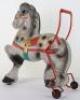 Mobo pressed steel push along toy Pony, 1950s - 3