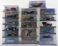 Collection of boxed TM & DC Comic 1:43 scale model Batman vehicles