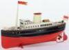 Fleischmann tinplate clockwork Ocean Liner, 1930s