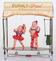 A CK of Japan pre-war clockwork Marionette Theatre, 1930s