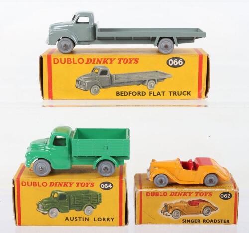 Three Dinky Toys Dublo Boxed Models