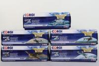 Five Corgi Aviation Archive limited edition 1/72 scale Fighter planes