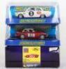 Scalextric boxed racing cars