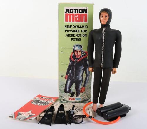 Palitoy Action Man Boxed Vintage Frogman circa 1980