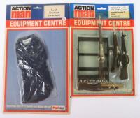 Two Palitoy Action Man Equipment Centre Carded items