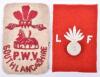 Prince of Wales Volunteers South Lancashire Regiment Pagri Flash