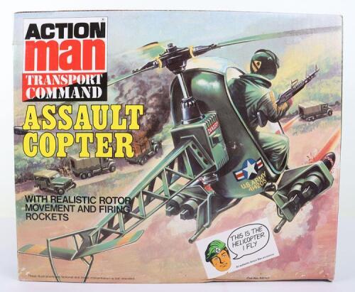 Palitoy Action Man Transport Command Assault Copter