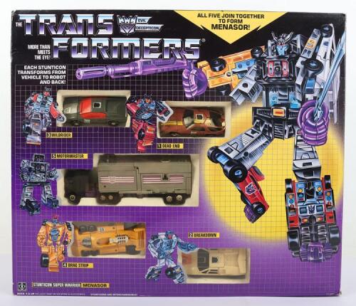 Hasbro Transformer (1985), Stunticon Super Warrior Menasor