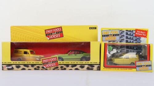 Corgi Only Fools and Horses Ford Capri & Reliant Robin set