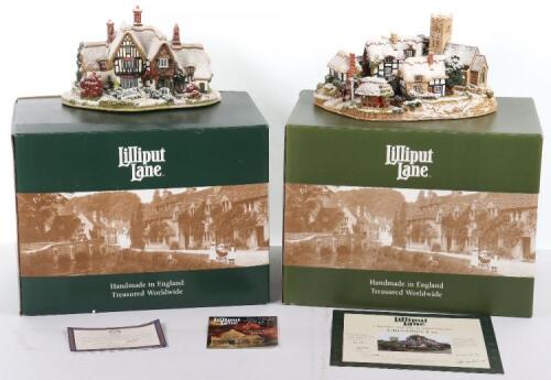 Lilliput Lane, &lsquo;Christmas Eve&rsquo; and &lsquo;Country Living In Winter&rsquo;
