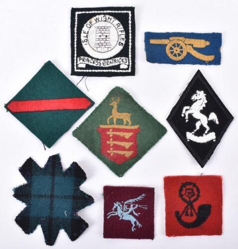 8x Royal Artillery Cloth Formation Signs