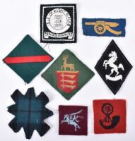 8x Royal Artillery Cloth Formation Signs