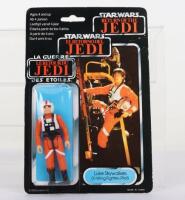 Palitoy General Mills Star Wars Return of The Jedi Tri Logo Luke Skywalker (X-Wing Fighter Pilot) Vintage Original Carded Figure