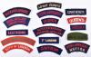 Grouping of Cloth Shoulder Titles of Royal Artillery Interest