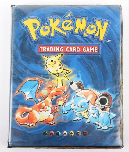 Album of Pokemon trading cards