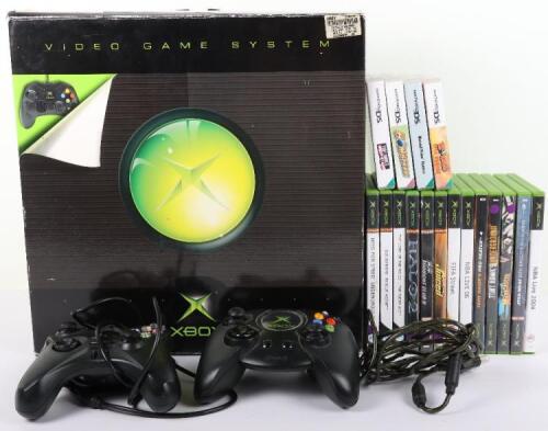 Microsoft Xbox with Video Games