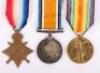 A Poignant Great War 1914-15 Star Medal Trio to a Mechanic in the Royal Flying Corps Who Having Survived the Great War, Was Killed During an Enemy Air Raid on the Southampton Supermarine Works in September 1940