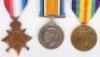 Great War 1914-15 Star Medal Trio Awarded to a Private in the 8th Battalion Seaforth Highlanders Who Was Discharged Due to Wounds in July 1916 - 2