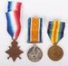 Great War 1914-15 Star Medal Trio Awarded to a Private in the 8th Battalion Seaforth Highlanders Who Was Discharged Due to Wounds in July 1916 - 3