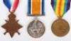 Great War 1914-15 Star Medal Trio Awarded to a Private in the 8th Battalion Seaforth Highlanders Who Was Discharged Due to Wounds in July 1916 - 4