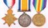 Great War 1914-15 Star Medal Trio to the Army Cyclist Corps - 4