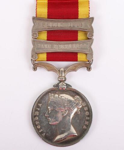 Second China War Campaign Medal to the 67th (South Hampshire) Regiment