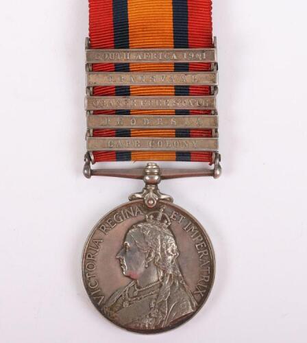 Queens South Africa Medal to the Hampshire Yeomanry