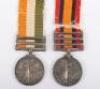 British Boer War Medal Pair 2nd Battalion East Kent Regiment - 7