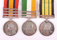 An Interesting Medal Group of 3 to a Soldier in the Hampshire Regiment Who Died of Heatstroke During the Somaliland Campaign in 1903