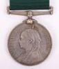 Victorian Volunteer Long Service Medal to a Quarter Master Sergeant in the Hampshire Regiment - 3