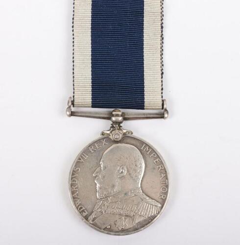 Royal Navy Long Service and Good Conduct Medal to a Chief Cook HMS Naiad