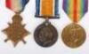 Great War 1914 Star Medal Trio to the 17th (Duke of Cambridge’s Own) Lancers, - 2