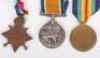 Great War 1914-15 Star Medal Trio 9th Battalion Royal Highlanders - 4