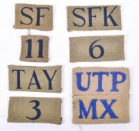 4x WW2 Home Guard District Formation Signs