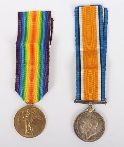 Great War Medal Pair to the Duke of Cornwall’s Light Infantry