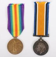 Great War Gallipoli Campaign Casualty Medal Pair 4th Battalion South Wales Borderers