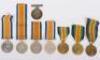 Collection of 8 Single Great War Medals to the Royal Welsh Fusiliers