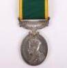 George V Efficiency Medal to the 6th Hampshire Regiment