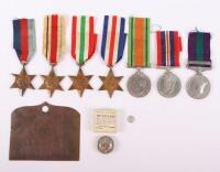 Hampshire Regiment Medal Group of 7 for the Palestinian Revolt and Second World War