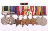 Campaign Medal Group of 8 to the Hampshire Regiment for the Second World War and Inter War Period