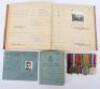 A Rare WW2 Royal Air Force P47 Thunderbolt Pilots Medal and Log Book Grouping