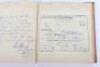 A Rare WW2 Royal Air Force P47 Thunderbolt Pilots Medal and Log Book Grouping - 57