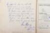 A Rare WW2 Royal Air Force P47 Thunderbolt Pilots Medal and Log Book Grouping - 58