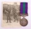 British General Service Medal 1918-62 for the Malayan Conflict, Hampshire Regiment