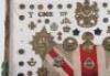 Impressive Victorian Display Board of British Regimental Badges - 6