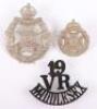 19th Middlesex Rifle Volunteers (Bloomsbury Rifles) Badges