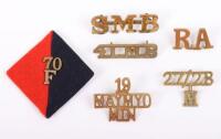 Grouping of Royal Artillery Pagri Flah Badges