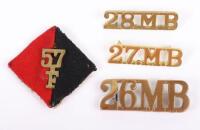 4x Royal Artillery Pagri Flash Badges